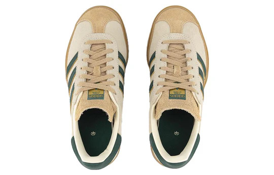 adidas Gazelle Bold Magic Beige Collegiate Green (Women's)