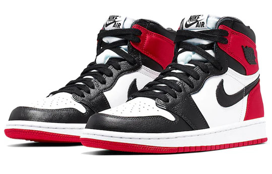 Jordan 1 Retro High Satin Black Toe (Women's)