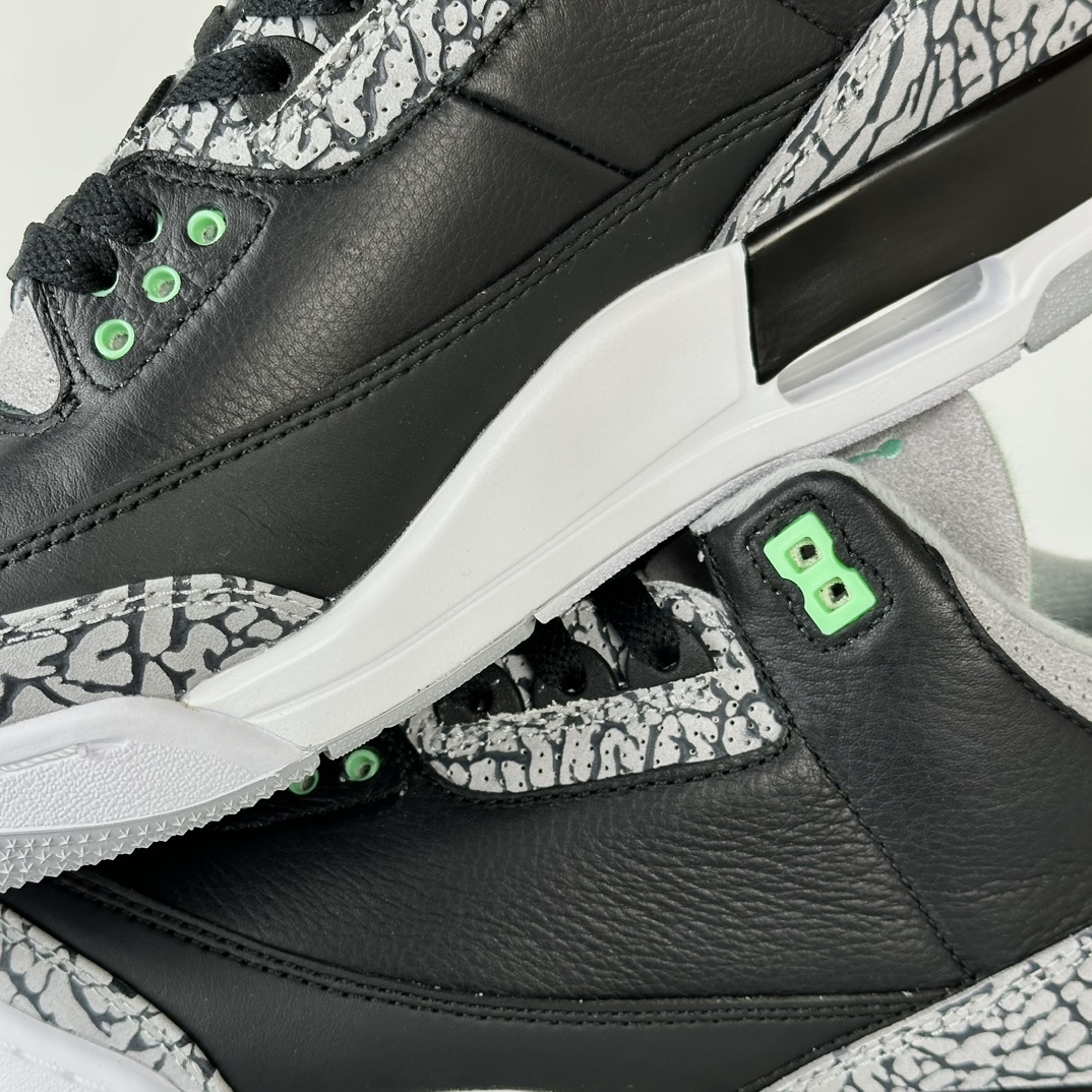 (75%-80% ARR)  Jordan 3 Retro Green Glow CT8532-031