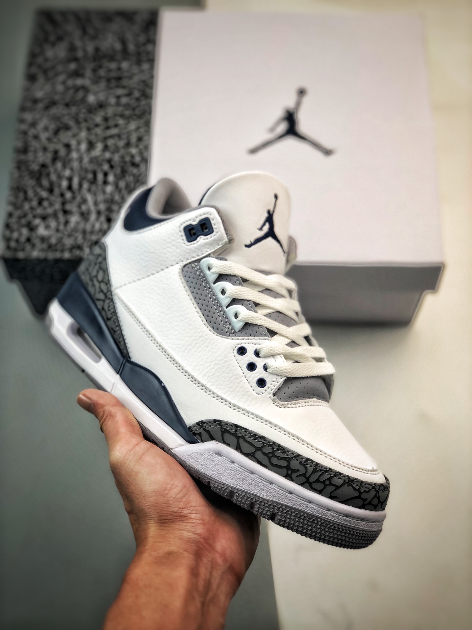 (75%-80% ARR)  Jordan 3 Retro Midnight Navy CT8532-140