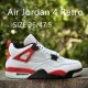 (85%-90% ARR)  Jordan 4 Retro Red Cement DH6927-161