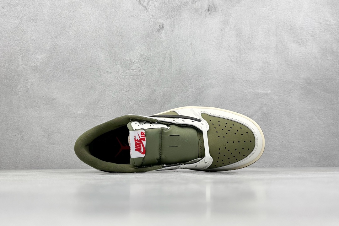 (70%-75% ARR)  Jordan 1 Retro Low OG SP Travis Scott Medium Olive DM7866-200