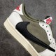 (80%-85% ARR)  Jordan 1 Retro Low OG SP Travis Scott Medium Olive DM7866-200