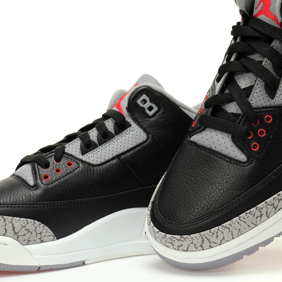 (85%-90% ARR)  Jordan 3 Retro OG Black Cement (2024) DN3707-010