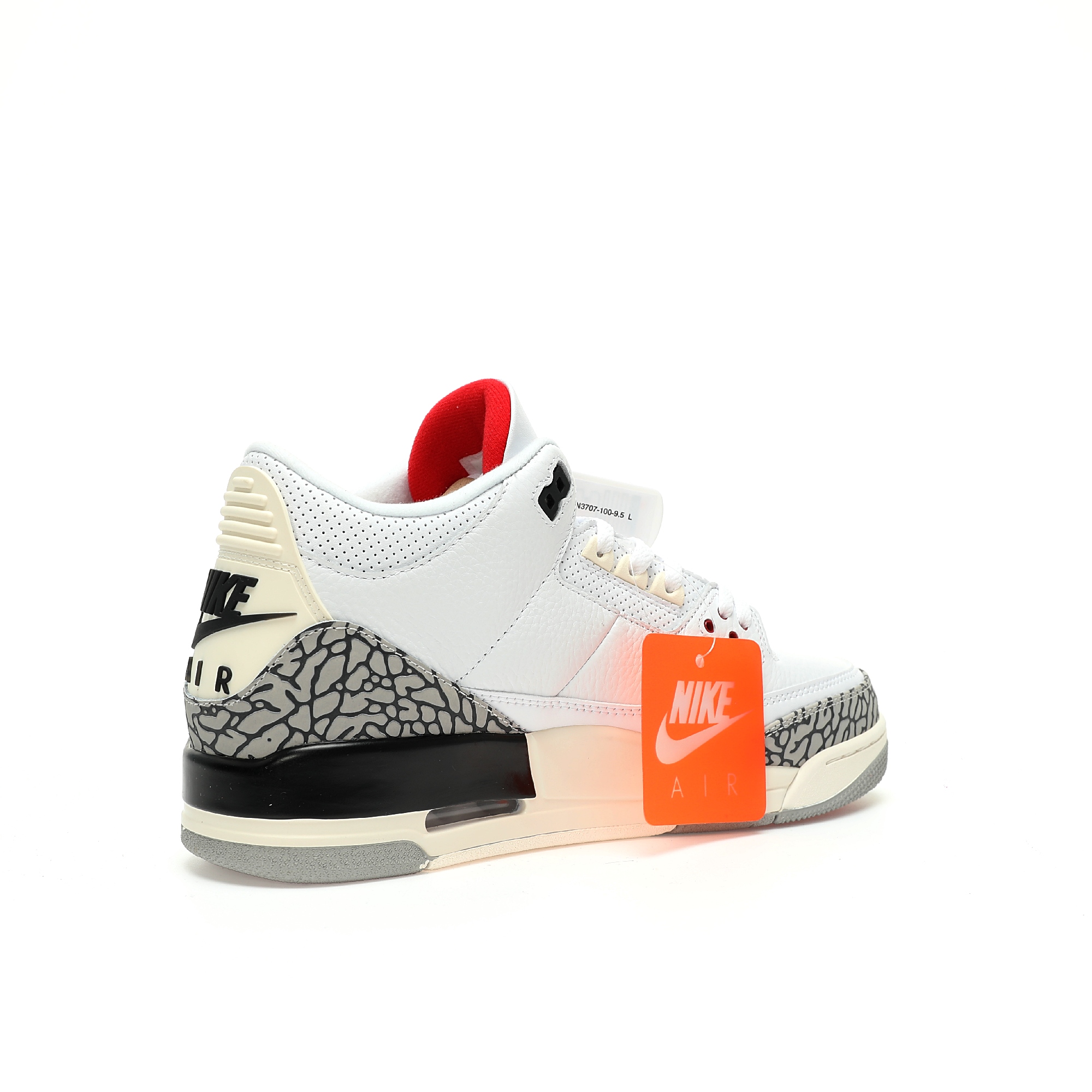 (70%-75% ARR)  Jordan 3 Retro White Cement Reimagined DN3707-100