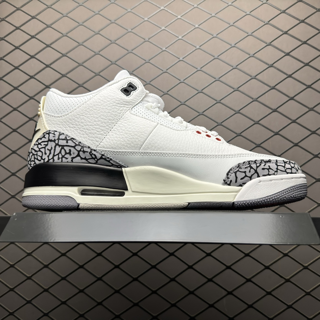 (80%-85% ARR)  Jordan 3 Retro White Cement Reimagined DN3707-100