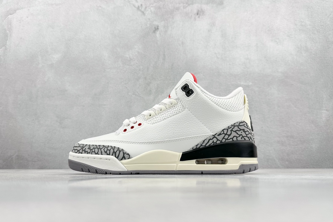 (75%-80% ARR)  Jordan 3 Retro White Cement Reimagined DN3707-100