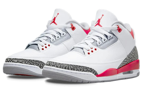 (Excellent)  Jordan 3 Retro Fire Red (2022)