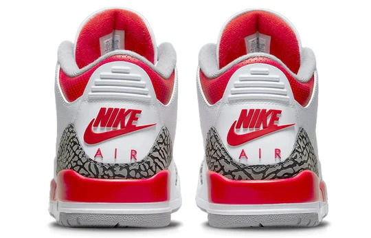 (Excellent)  Jordan 3 Retro Fire Red (2022)