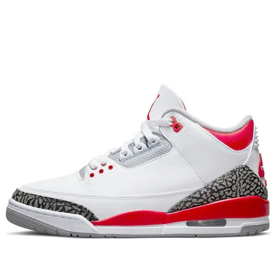 (Excellent)  Jordan 3 Retro Fire Red (2022)