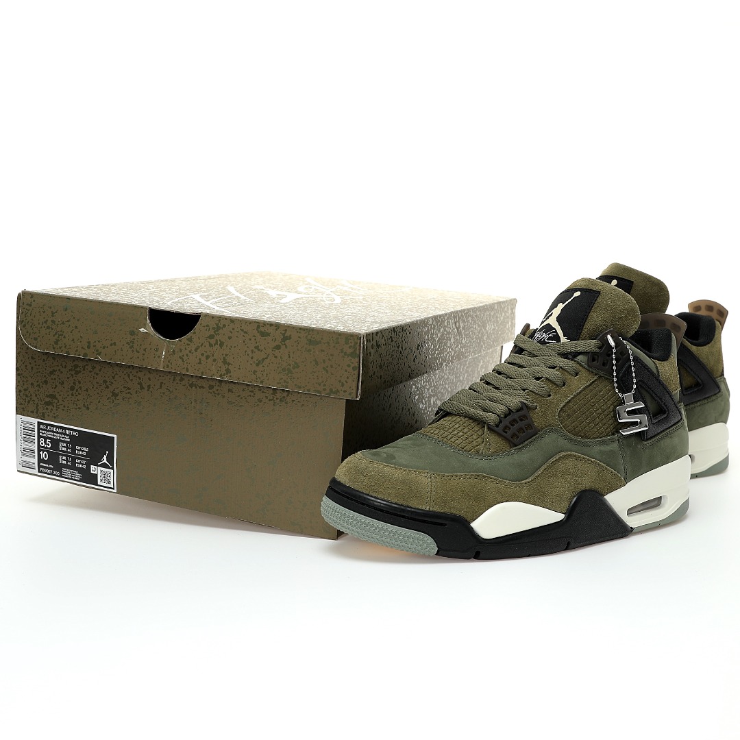 (85%-90% ARR)  Jordan 4 Retro SE Craft Medium Olive FB9927-200