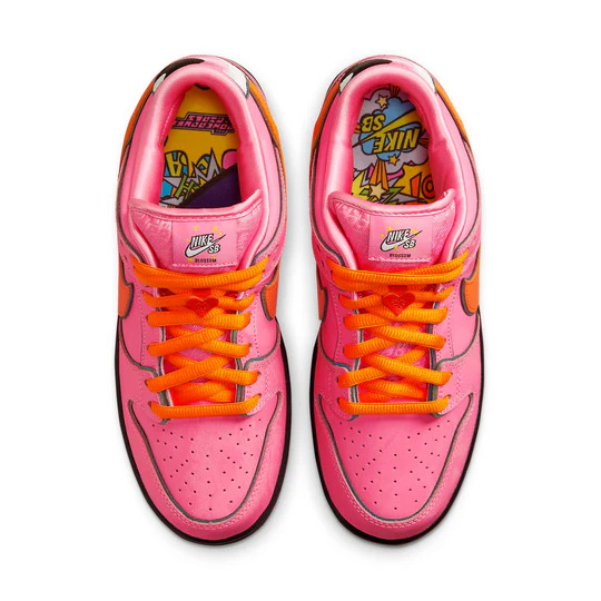 (Excellent)  Nike SB Dunk Low The Powerpuff Girls Blossom