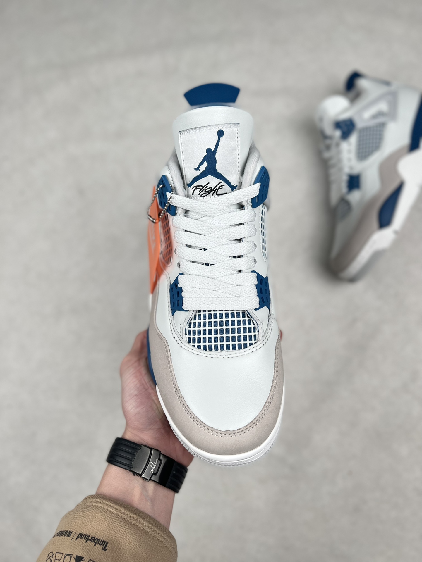 (80%-85% ARR)  Jordan 4 Retro Military Blue (2024) FV5029-141