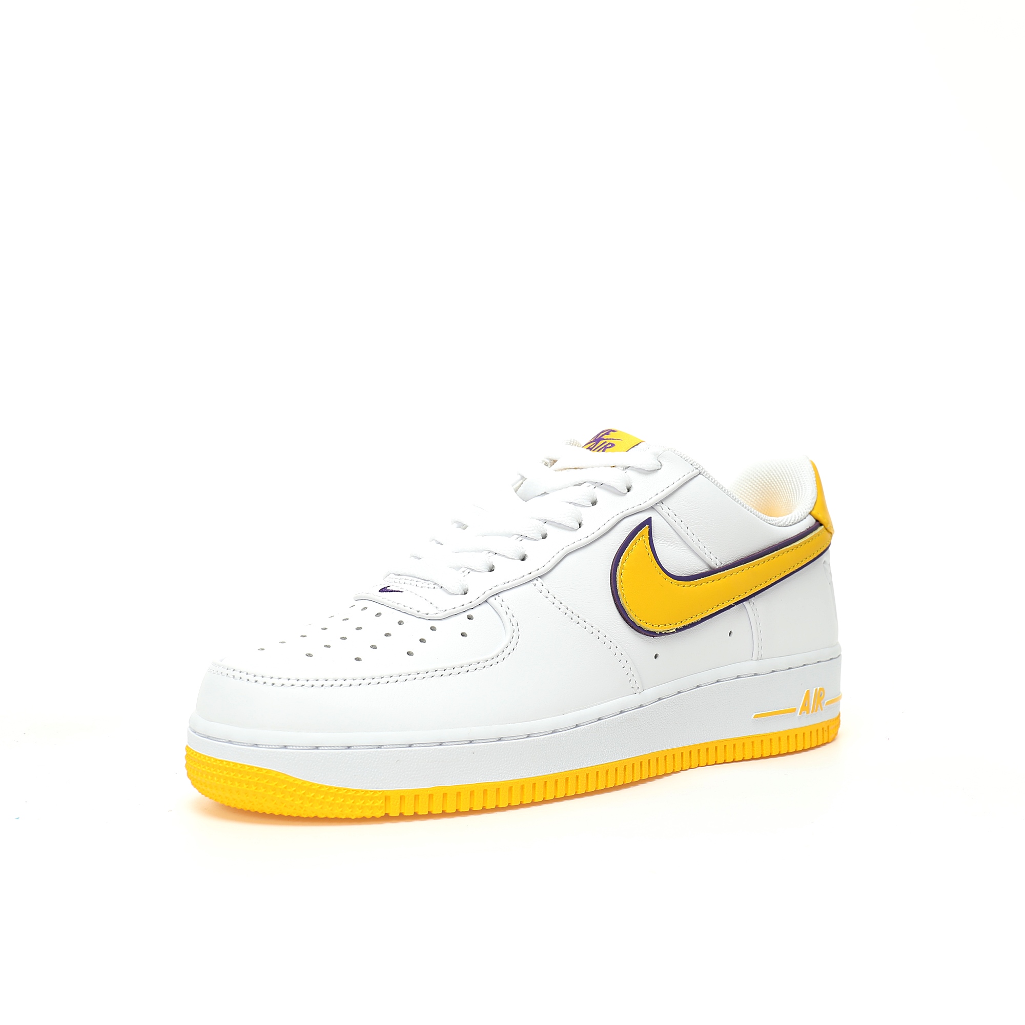 (About 80% ARR)  Nike Air Force 1 Low Retro QS Kobe Bryant Lakers Home FZ1151-100