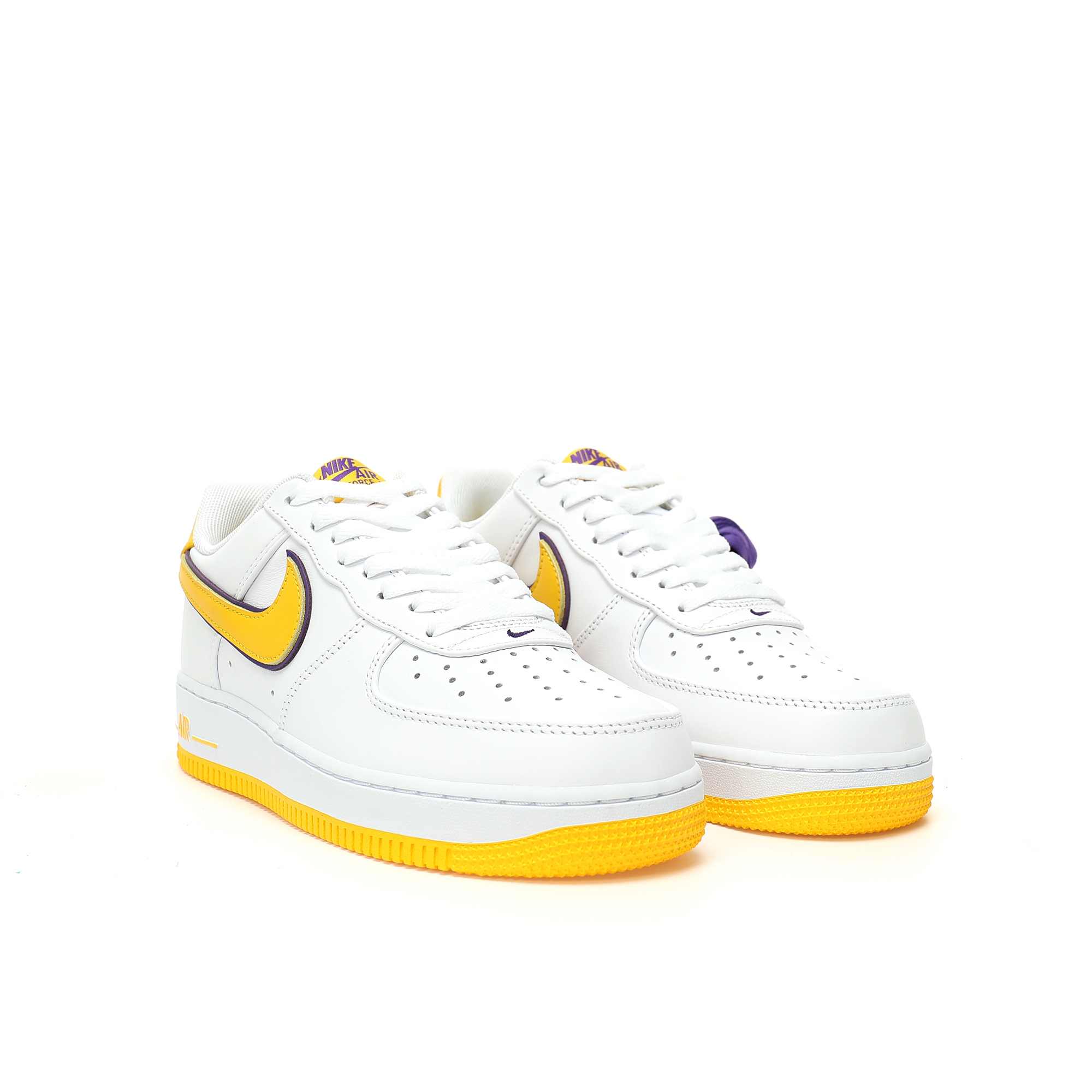 (About 80% ARR)  Nike Air Force 1 Low Retro QS Kobe Bryant Lakers Home FZ1151-100