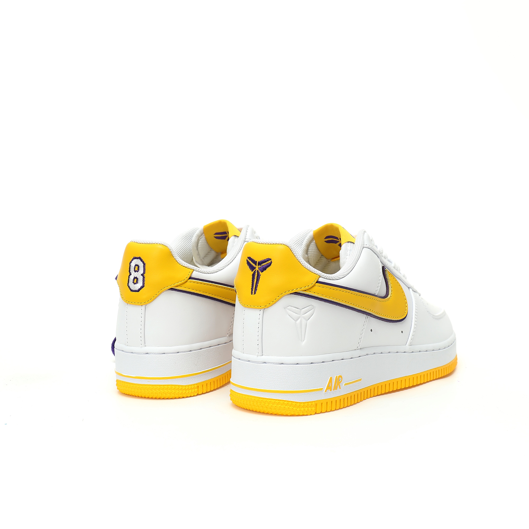 (About 80% ARR)  Nike Air Force 1 Low Retro QS Kobe Bryant Lakers Home FZ1151-100