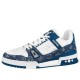 Louis Vuitton LV Trainer Monogram Denim White Blue