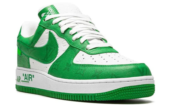 Louis Vuitton Nike Air Force 1 Low By Virgil Abloh White Green