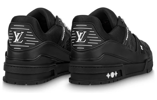 Louis Vuitton Trainer Black Embossed Monogram