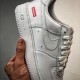 (60%-70% ARR)  Nike Air Force 1 Low Supreme White CU9225-100