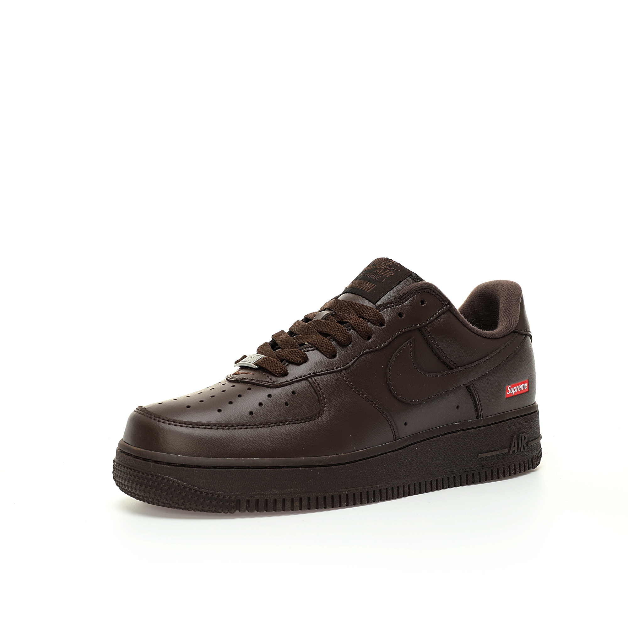 (75% -80% ARR)  Nike Air Force 1 Low Supreme Baroque Brown CU9225-200