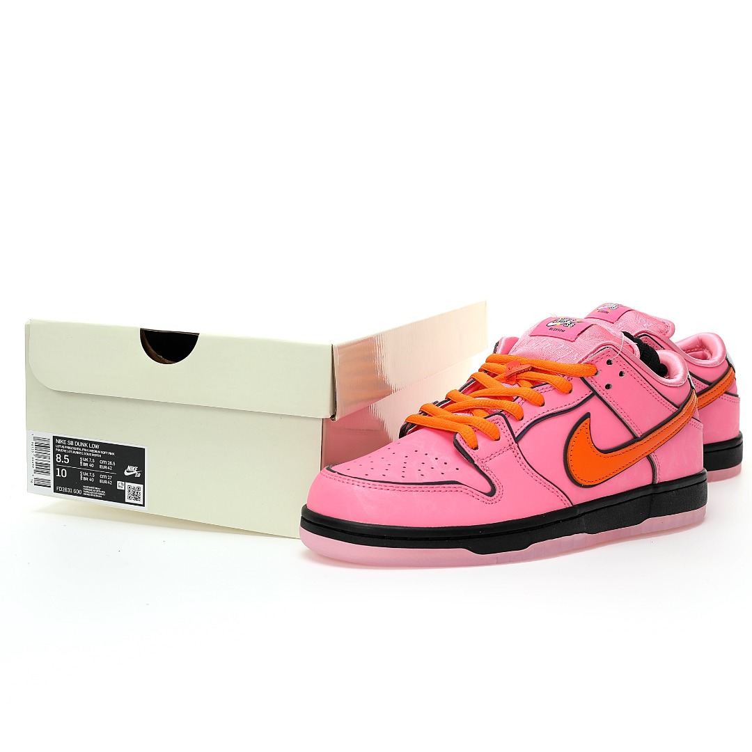 (80% ARR about) Nike SB Dunk Low The Powerpuff Girls Blossom FD2631-600