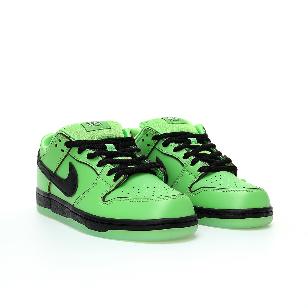 (80% ARR about) Nike SB Dunk Low The Powerpuff Girls Buttercup FZ8319-300