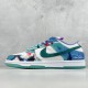 (60% -70% ARR)  Nike SB Dunk Low Futura Laboratories Bleached Aqua HF6061-400