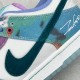 (75% ARR about)  Nike SB Dunk Low Futura Laboratories Bleached Aqua HF6061-400