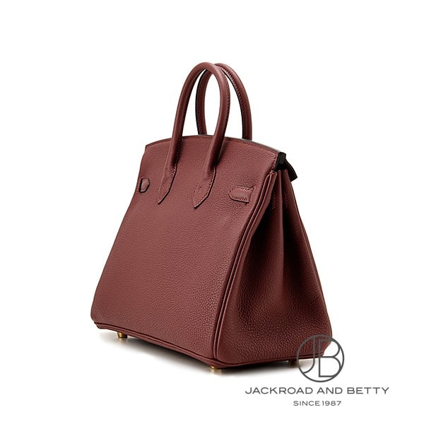 Birkin 25 Rouge Ash Wine Red