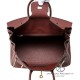 Birkin 25 Rouge Ash Wine Red