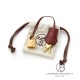 Birkin 25 Rouge Ash Wine Red