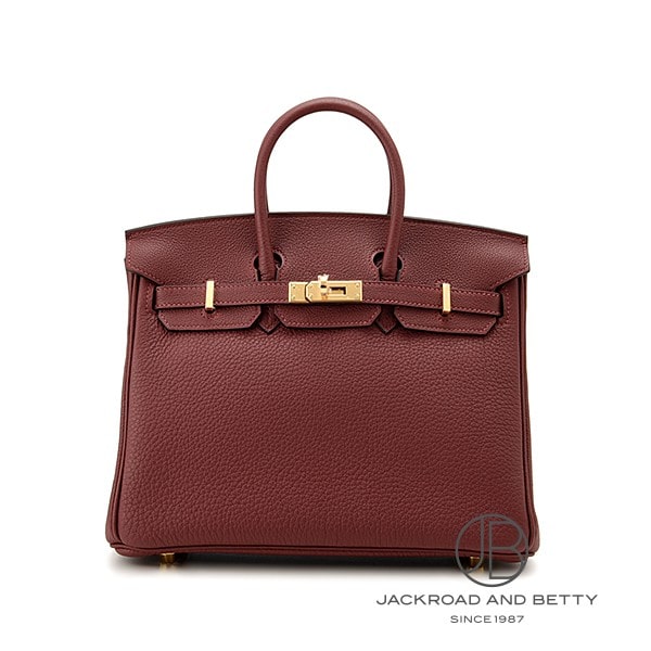 Birkin 25 Rouge Ash Wine Red