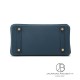 Birkin25 Tricolore Noir Blue De Presse Blue Indigo