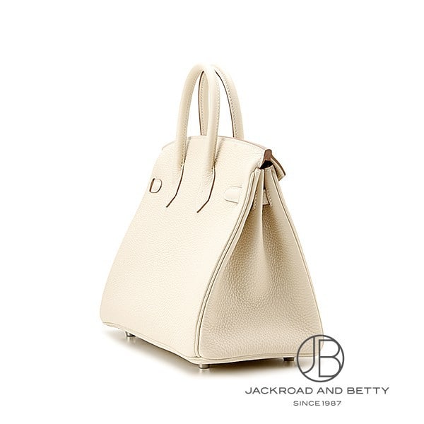 Birkin 25 Crepe Ivory White