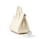 Birkin 25 Crepe Ivory White