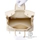 Birkin 25 Crepe Ivory White